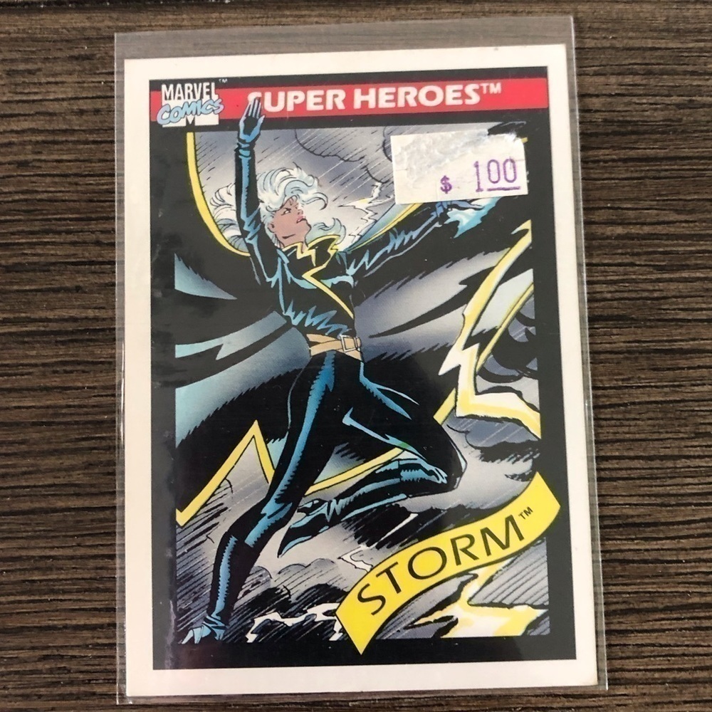 1990 Marvel Comics Trading Card: Super Heroes: Storm #24